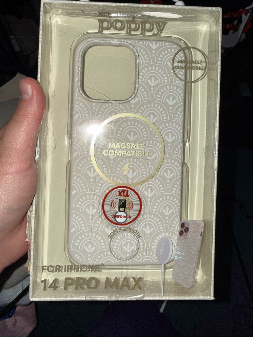 MagSafe Compatible Case for iPhone 14 Pro Max – Cream